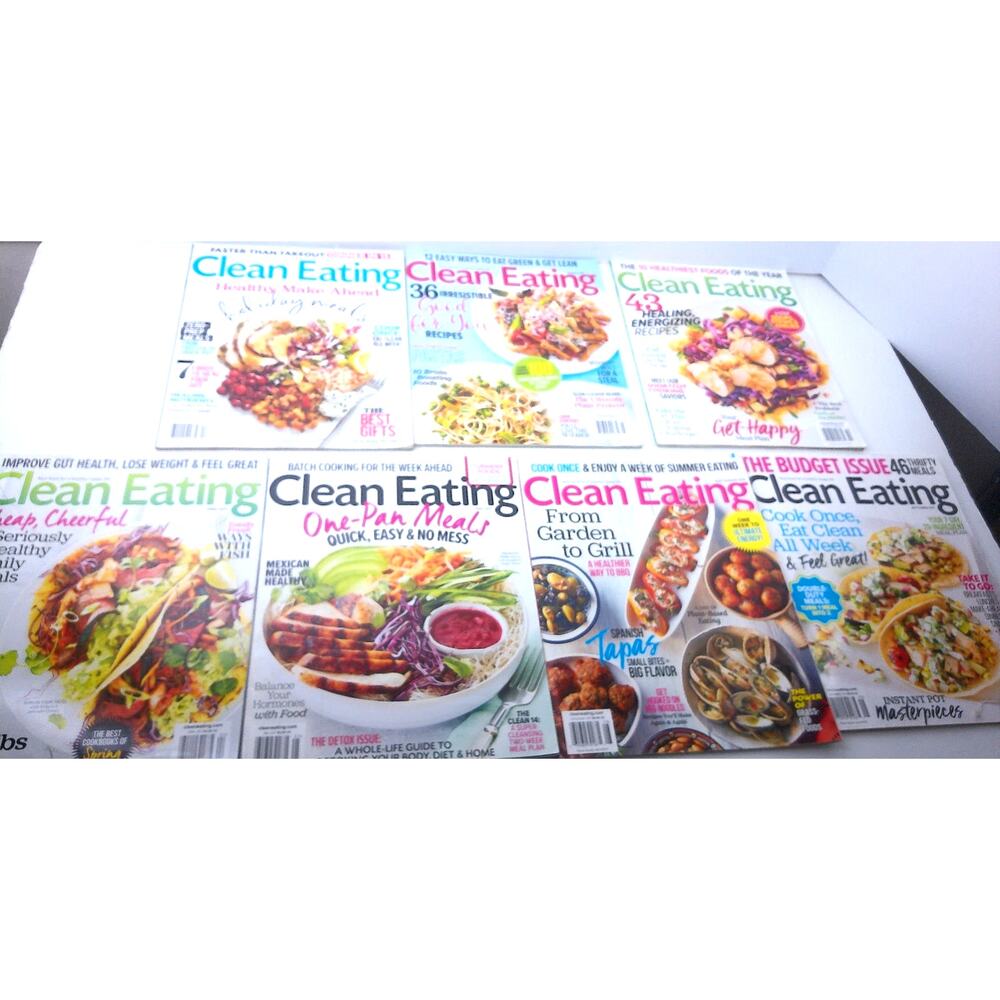 Clean Eating Magazine 2017 Set Of 7